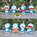 Mô hình Doraemon Doremon - Trọn bộ 8 Mô hình các tư thế Doremon Doraemon và bảo bối khăn trùm thời gian - Cao 4~5cm. 