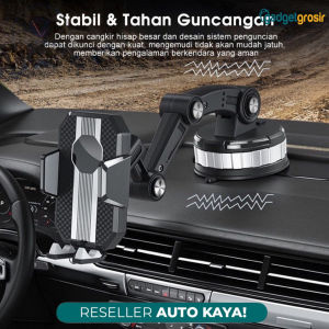 Car Phone Holder Bracket Suction Cup Type Adjustable 360° Rotating Instrument Panel Anti Shaking Fixed Shockproof