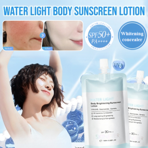 Water Light Body Sunscreen Lotion for Face Body UV Protection Protect Skin Barrier from Sun Damage Waterproof Sunblock