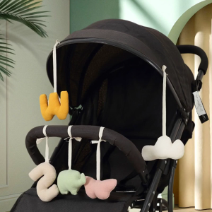 Multi-pattern Design Baby Pacifier Chain Strap Stroller Rattle Toy Doll Baby Comforter Doll Wall Ornament for Boys Girls