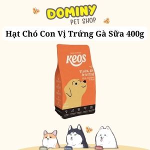 Thức Ăn Hạt Cho Chó Keos  Tăng Cường Tiêu Hóa Thịt Cừu + Keos Chó Con Trứng Gà Sữa