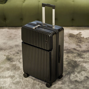 New 20"22"24"28 Inch Womens Laptop Big PC Travel Suitcase With Silent Wheels Wet And Dry Separation Men Trolley Rolling Luggage Bag TSA Customs Lock Baggage Free Shipping