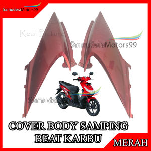 Cover Body Bodi Samping Belakang BEAT Karbu Lama 2008-2012 Merah