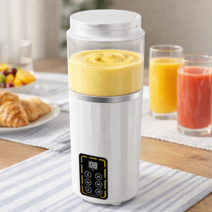 HESSIN USB Charging Auto Juicing Cup Wireless Digital Display Fruit Extractor Cup Easy To Clean Water-proof Electric Fruit Juicer Smoothie