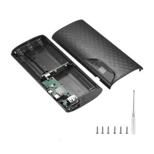 เคสมือถือแบบใช้ได้จริง18650 5เซลล์ดีไซน์ถอดออกได้ประกอบง่ายจอแสดงผลกำลังไฟ LED เหมาะสำหรับผู้ที่ชื่นชอบ