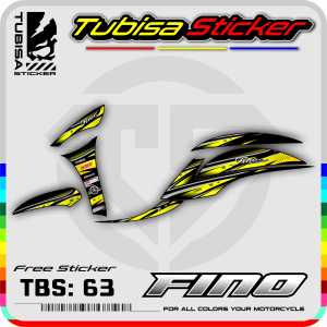 Sticker Striping Variasi Yamaha Fino 125 - Stiker Striping Fino 125. TBS.63