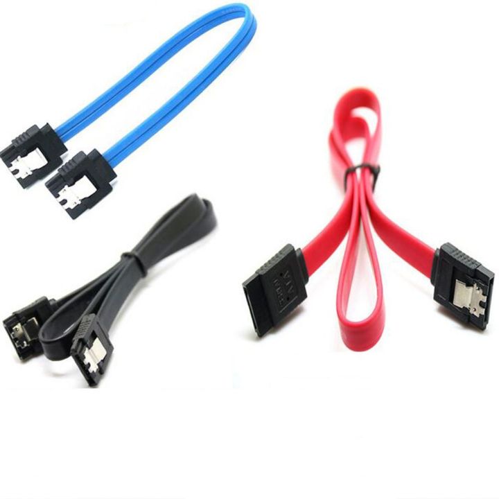 ZZERVU 40cm High Speed SATA 2.0 3.0 III Cable Connector with Locking 6.