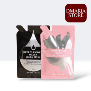 EILEEN GRACE - Moisturize Rose Jelly Mask + Deep-Cleansing Black Jelly Mask 35ml