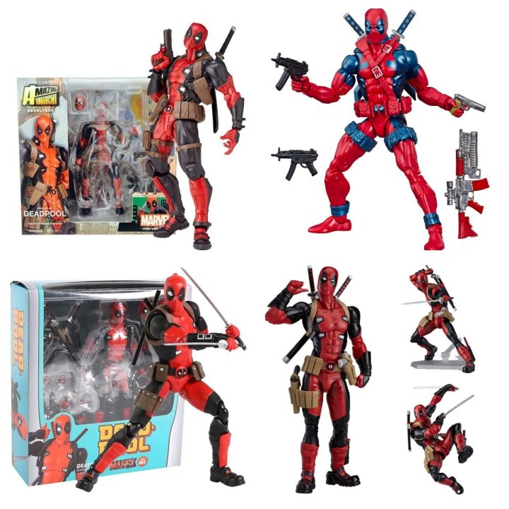 Figma Deadpool Red Suit Marvel Carnage Legends X-men Amazing Yamaguchi ...