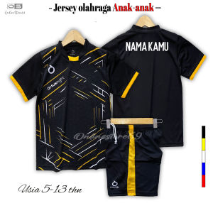 COD GRATIS NAMA JERSEY BOLA ANAK / SETELAN BAJU BOLA CUSTOM NAMA