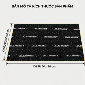 Combo 2 Tấm Cách Âm Khổ Lớn 80x50cm Hiệu Alchimist - Chống Ồn Cách Nhiệt Cho Xe Hơi