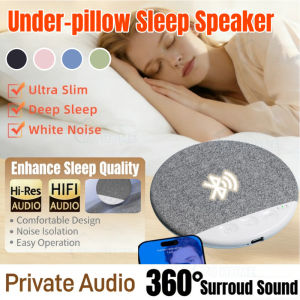 Pillow Sleep Aid Bluetooth Speaker  Bluetooth 5.4 HIFI Sound Wireless Speakers Pillow Speaker for Deep Sleep