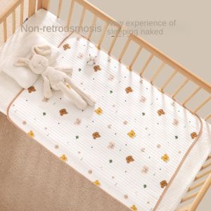 DENLUN Pure Cotton Infant Diaper Mat Breathable Waterproof Mat Changing Pad Durable Physiological Period Mat Urine Mat Baby