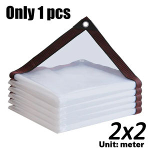 【COD】Transparent Trapal Waterproof Makapal Thick Anti-Tear Rainproof With Grommets Trapal Transparent PVC Plastic Tarpaulin with Eyelet transparent tarpaulin clear tarpaulin trapal makapal clear trapal
