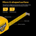 Deli Measuring Tape Industrial Tape Measure Heavy Duty And Standard Meter Ruler/Tape/Steel Tape Measure 10m/33ftx25mm. 