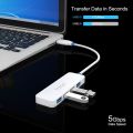 USB HUB 3.0,YOIGO Ultra Slim Multi USB Splitter,4-Port USB hub for Laptop,PC,,Surface Pro, Flash Drive, Mobile HDD(White). 