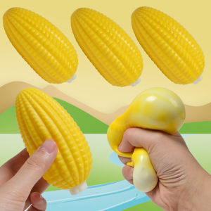 Realistic Peanut Corn Squeeze Toy Slow Rising Stress Reliever Fidget Soft Sensory Toy for Kids & Adults