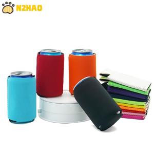 【N2HAO】 Beer Sleeves Camping Can Cup Soda Cover Neoprene Drink Cooler Portable Bottle Outdoor Sleeve for Party Wedding Birthday