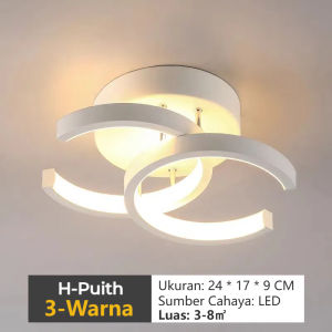 lampu plafon led Ceiling Light ruang tamu kamar minimalis lampu fitting Chandelier plafon rumah