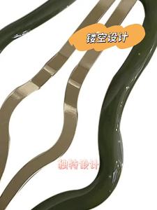 Cloud-shaped Hollow Out Broken Hair bb Clip Front Bangs One-word Side Clip Hairpin Hair Accessory Hair Clip for Women Back of Head [ Free Shipping ]