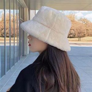 Mũ Lông Thỏ Siêu Dày Ấm Mịn Phong Cách