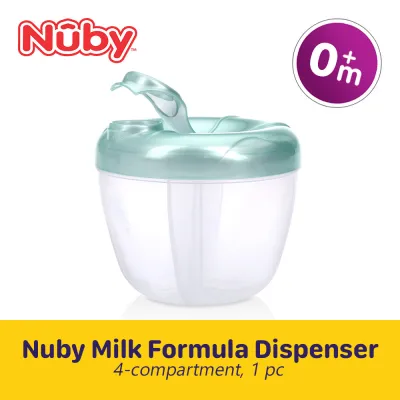 Nuby 0m+ Baby Milk Powder Dispenser 4-compartment