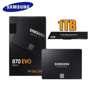SSD Samsung 870 EVO 1TB 2.5-Inch SATAIII 6GB/s V-NAND Internal SSD (MZ-77E250)