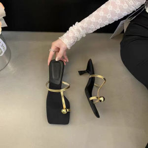Women Black Platform Wedge Roman Sandals 2026 Summer Beach Heightening Sandals For Dress