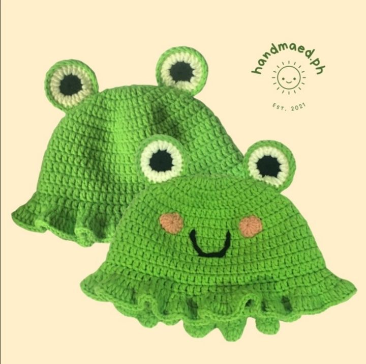 Crochet Frog Bucket hat Lazada PH