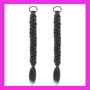 Tóc giả tết thắt bính đuôi sam đáng yêu - ĐUÔI BÍNH (MẪU A)