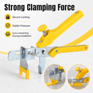 Manual Tile Locator Wall Tiles Regulator Height Adjustment Positioner Leveler Three-Column Ceramic Fine Thread Lifter Up To 10CM