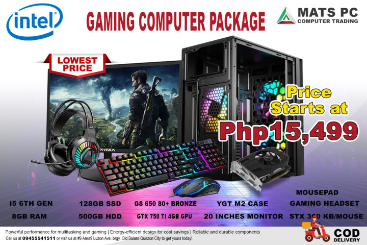 GAMING DESKTOP INTEL CORE I5 6TH 7TH GENERATION GTX 750 TI 4GB | Lazada PH