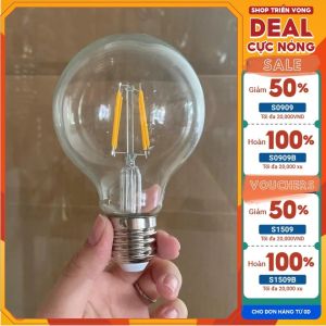 Bóng đèn trang trí Edison G80 đèn LED tròn G80 trang trí quán cà phê nhà hàng bền đẹp - 08520031