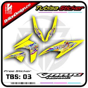 Sticker Striping Vario Techno - Stiker Sticker Striping Variasi Motor Vario Techno. TBS.03