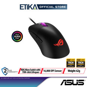 Asus P509 ROG Keris | 16000 DPI Lightweight FPS Gaming Mouse | PBT polymer L/R keys | Aura Sync RGB lighting