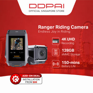 DDPAI Ranger 4K Rider IP67 Waterproof Motorcycle Motor Dash Cam