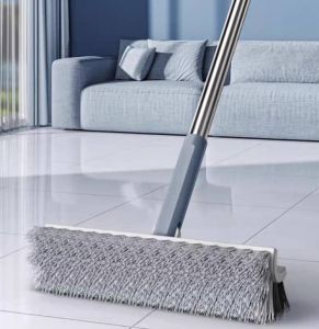 Multifunctional 180° Rotating V Shape Cleaning Broom Gap Cleaning Brush Hard Bristle Bathroom Tile Floor Wall Brush