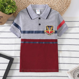Kids Cotton Polo Shirts & Parent-child Banquet Outfits