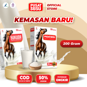 Pusat Susu Kuda Liar Lombok Original 200g - Paket Hemat 5 Box