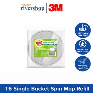 3M Scotch Brite T6 Single Bucket Spin Mop Refill