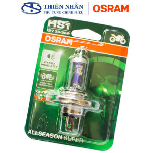 Bóng đèn HALOGEN OSRAM HS1 Vision Air Blade 110 (Việt)/125 Wave RS Sirius tăng sáng phá sương 130% 64185ALS-01B 35W