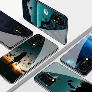 Softcase Glass Kaca Infinix hot 11 play - Casing Hp Infinix hot 11 play - J98 - Pelindung hp - Case Handphone - Pelindung Handphone Infinix hot 11 play