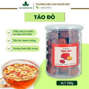 Táo đỏ Hàn Quốc 100g trà táo đỏ Tân Cương quả to dày thịt hạt nhỏ vị ngọt dùng ăn vặt pha trà hầm canh