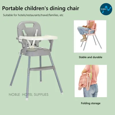 Baby high chair Foldable High Chair Booster Seat For Baby Dining Feeding Adjustable Height