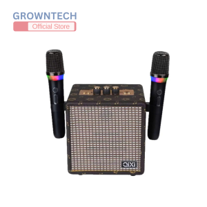 Loa Bluetooth karaoke Qixi SK-2096 loa kèm 2 micro không dây âm thanh rõ bass ấm pin lâu tiện mang theo