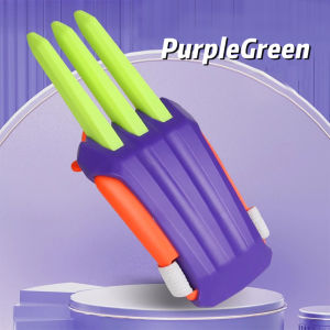 Sweetybayibayi 3D Gravity Carrot Adamantium Claws Kids Scalable Retractable Carrot Claw X-MEN Cosplay Prop Boys Toys
