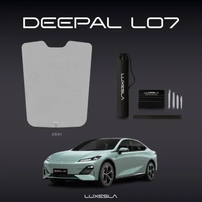Luxesla ม่านบังแดดสุญญากาศ Deepal L07 หลังคากระจก วัสดุหนังกลับ ดีไซน์พรีเมี่ยม