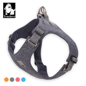 TRUELOVE Recycled Dog Harness Eco-friendly Adjustable Durable Pet Vest Step In Pet Harness Soft for Small Medium Dogs Walking Running