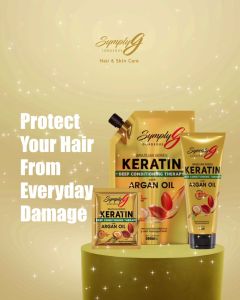 Symply G Keratin Deep Conditioning Therapy with Argan Oil 220mL
