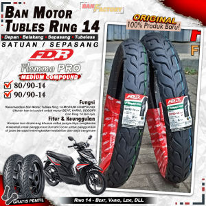 Ban Motor IRC FASTI PRO Ring 14 Tubeless Ban Tubles Depan Belakang  Motor Matic Beat Vario Scoopy PCX AEROX Ring 14